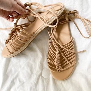 FOREVER 21 WRAP ESPADRILLES
